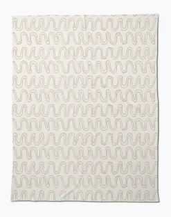 GEOMETRY Abstract Squiggles Butter Blanket