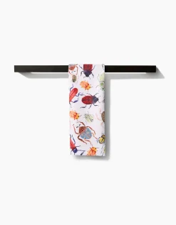 GEOMETRY African Beetles Tea Towel