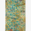 GEOMETRY African Blue Tea Towel