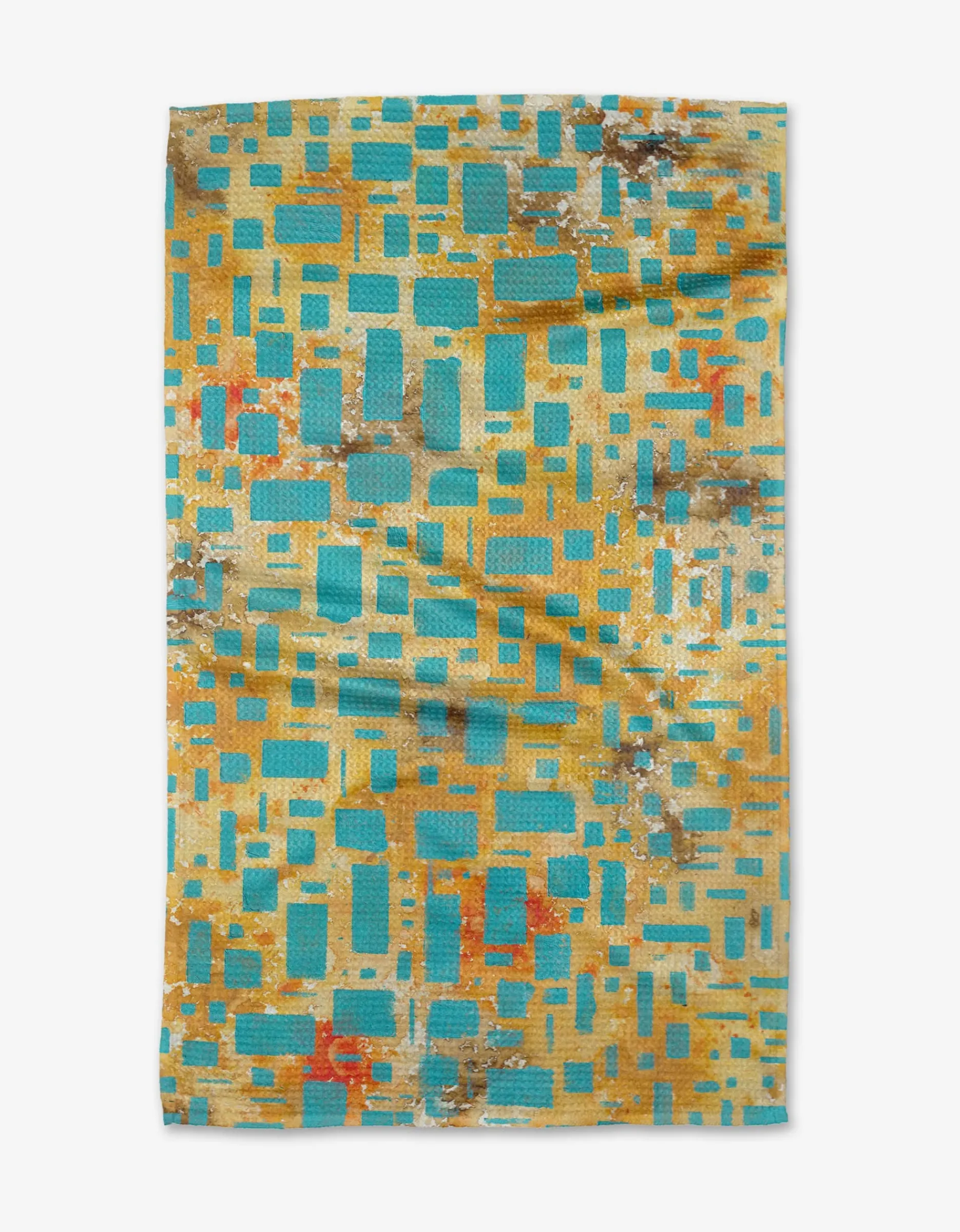 GEOMETRY African Blue Tea Towel