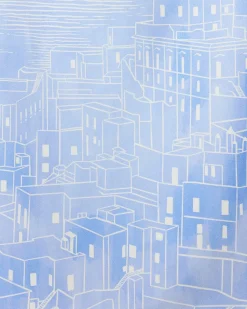 GEOMETRY Amalfi Coast Beach Towel