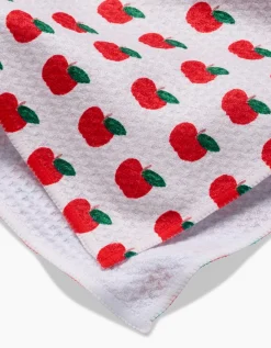 GEOMETRY Apple Grove Tea Towel