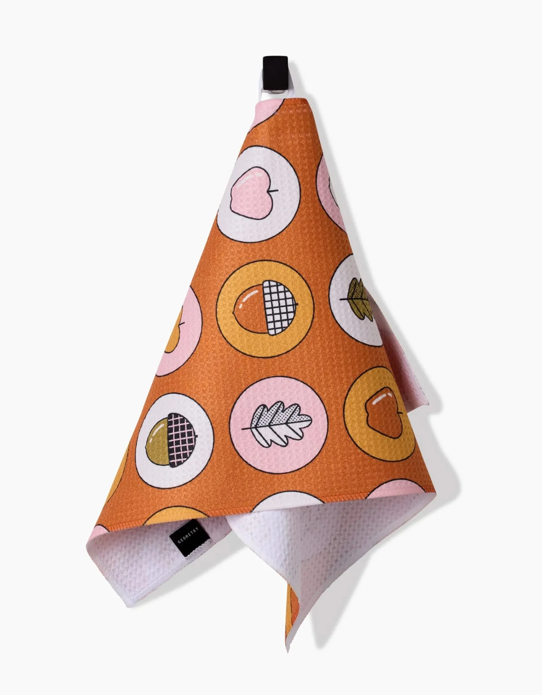 GEOMETRY Apples Acorns Bar Towel