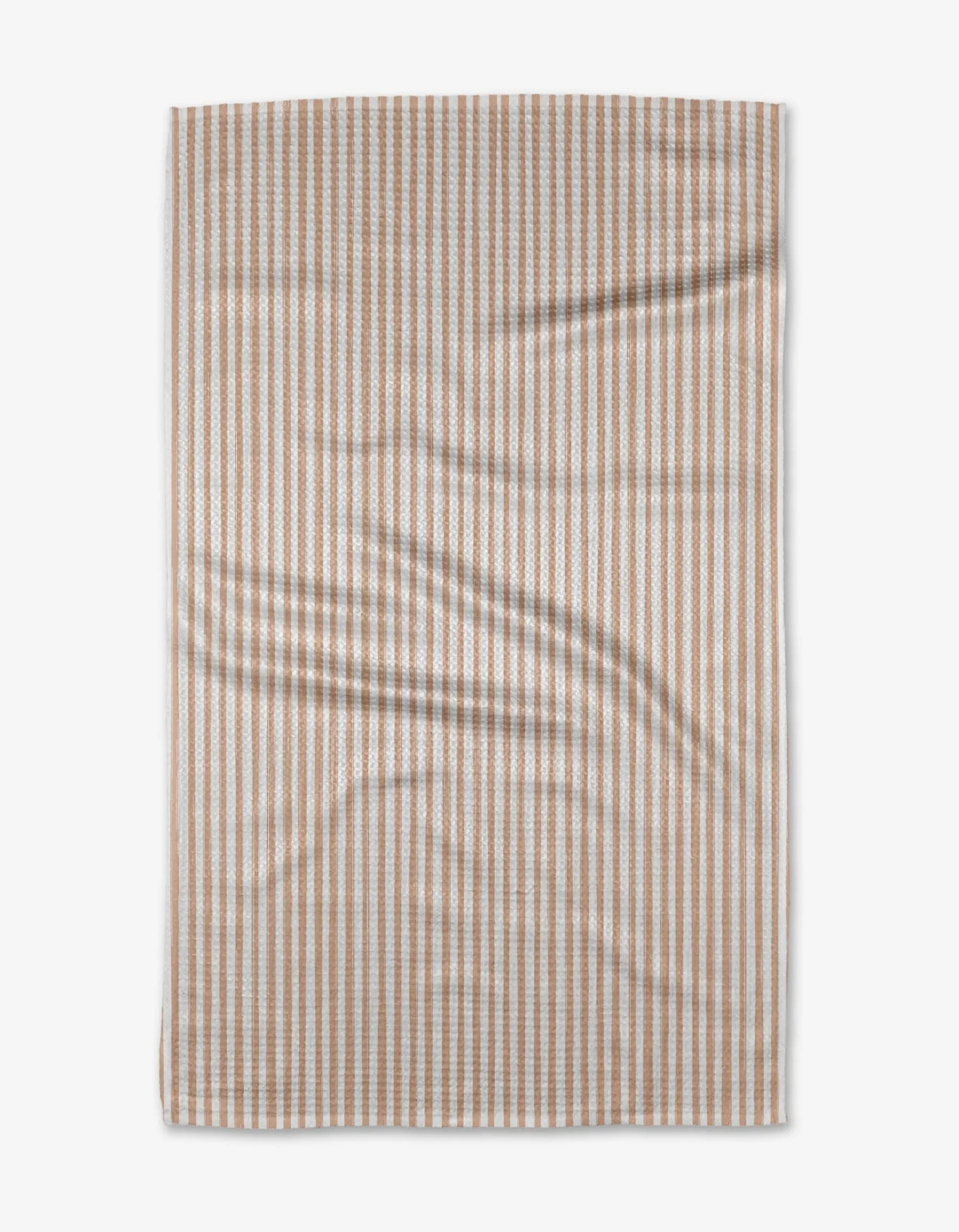 GEOMETRY Apricot Tea Towel