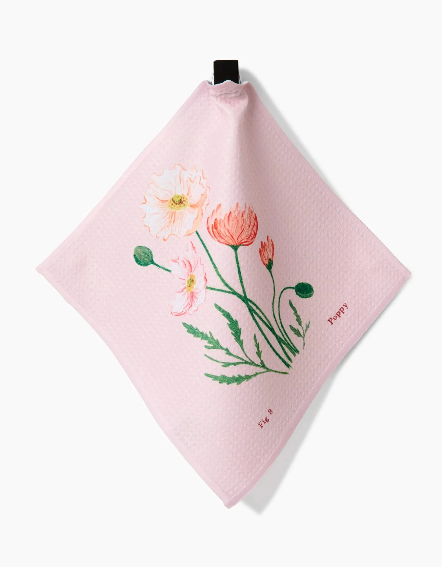 GEOMETRY August Poppy Dishcloth Set