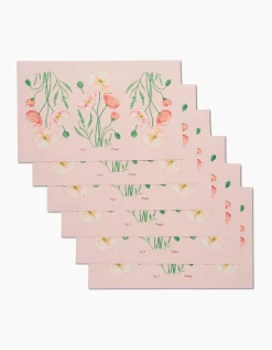 GEOMETRY August Poppy Not Paper Towel