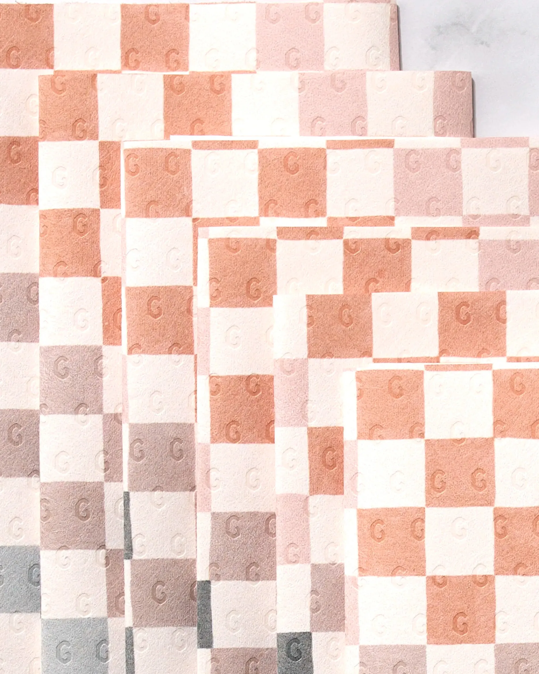 GEOMETRY Autumn Checkers Not Paper Towel