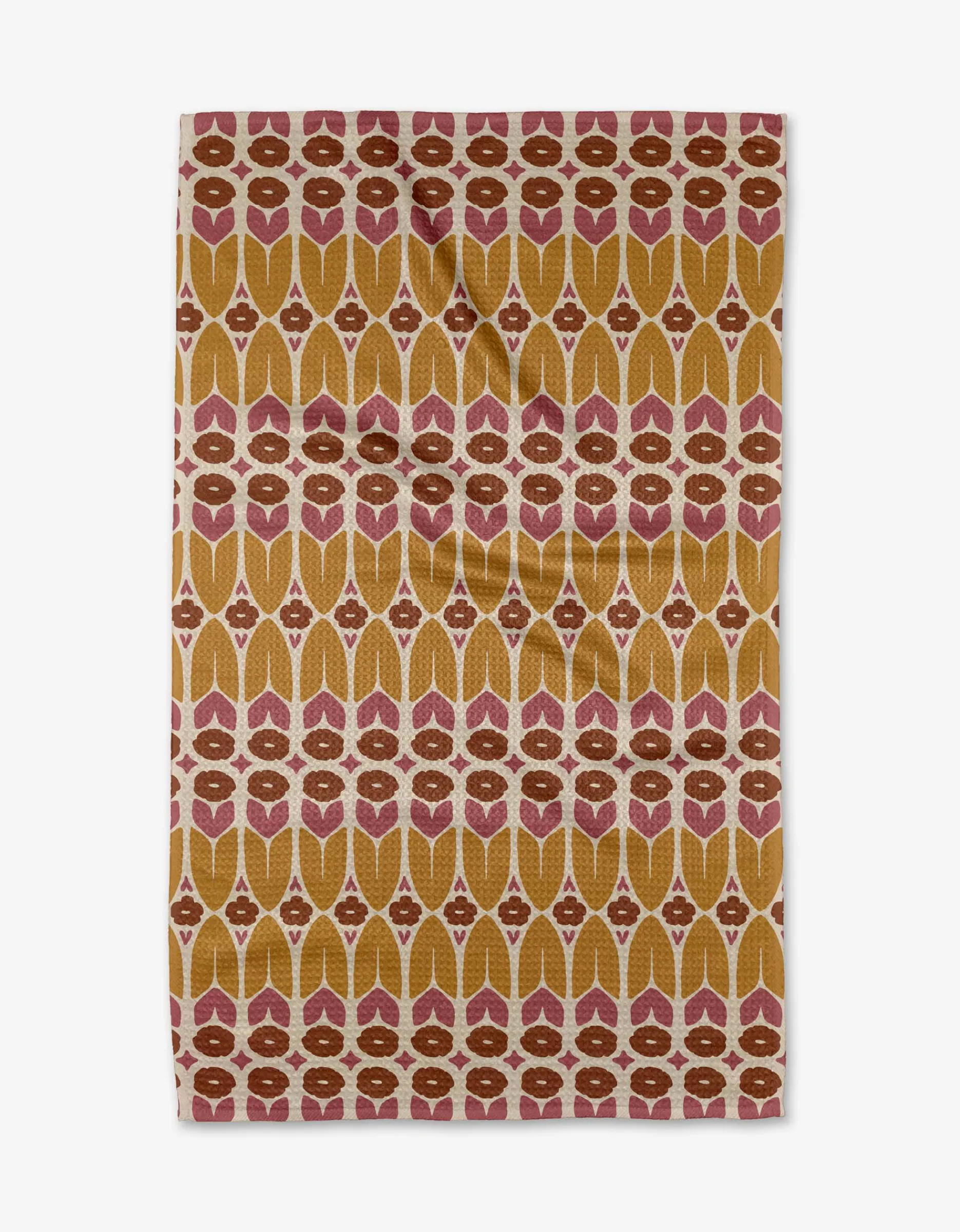 GEOMETRY Autumn Groove Tea Towel
