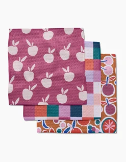 GEOMETRY Autumn Party Dishcloth Set