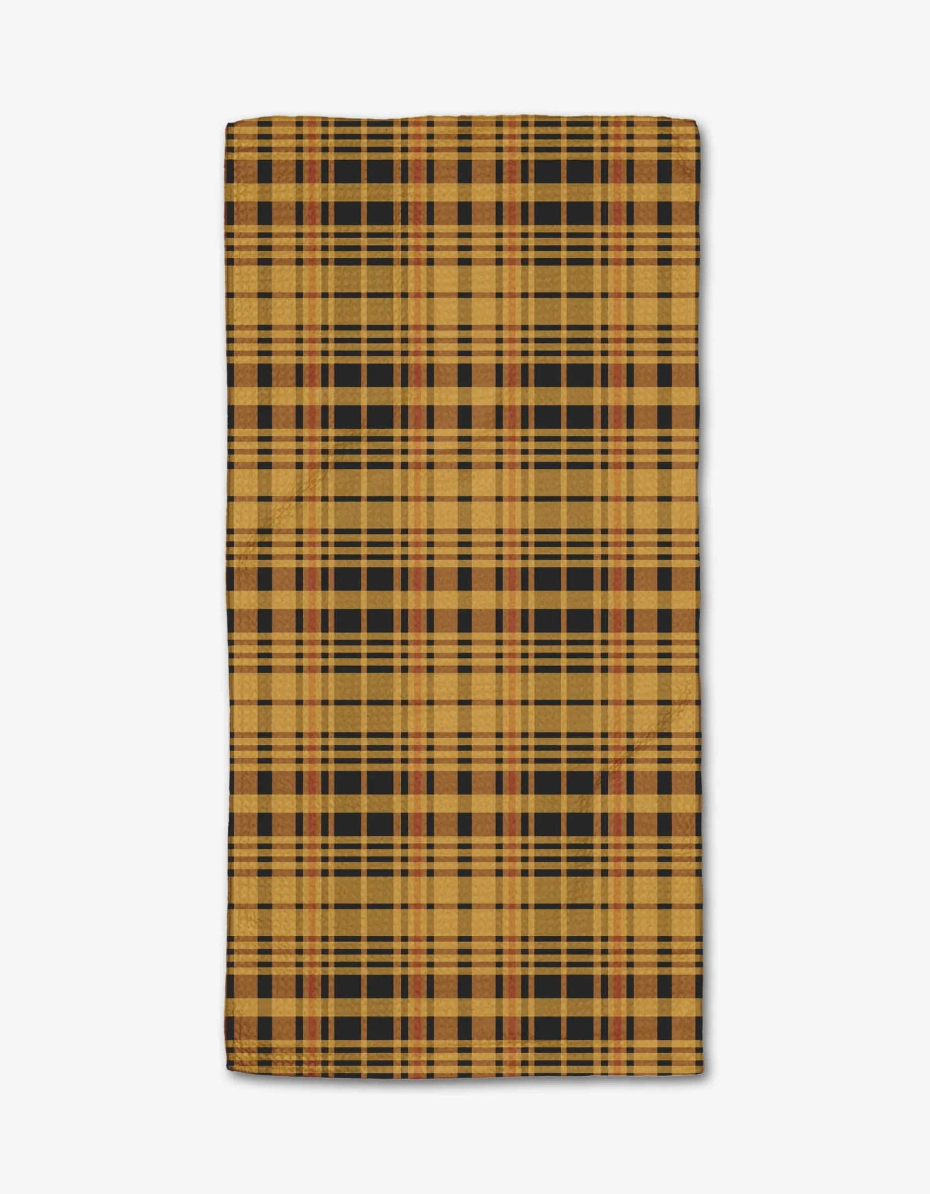 GEOMETRY Autumn Plaid Bar Towel
