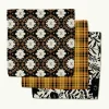 GEOMETRY Autumn Plaid Dishcloth Set