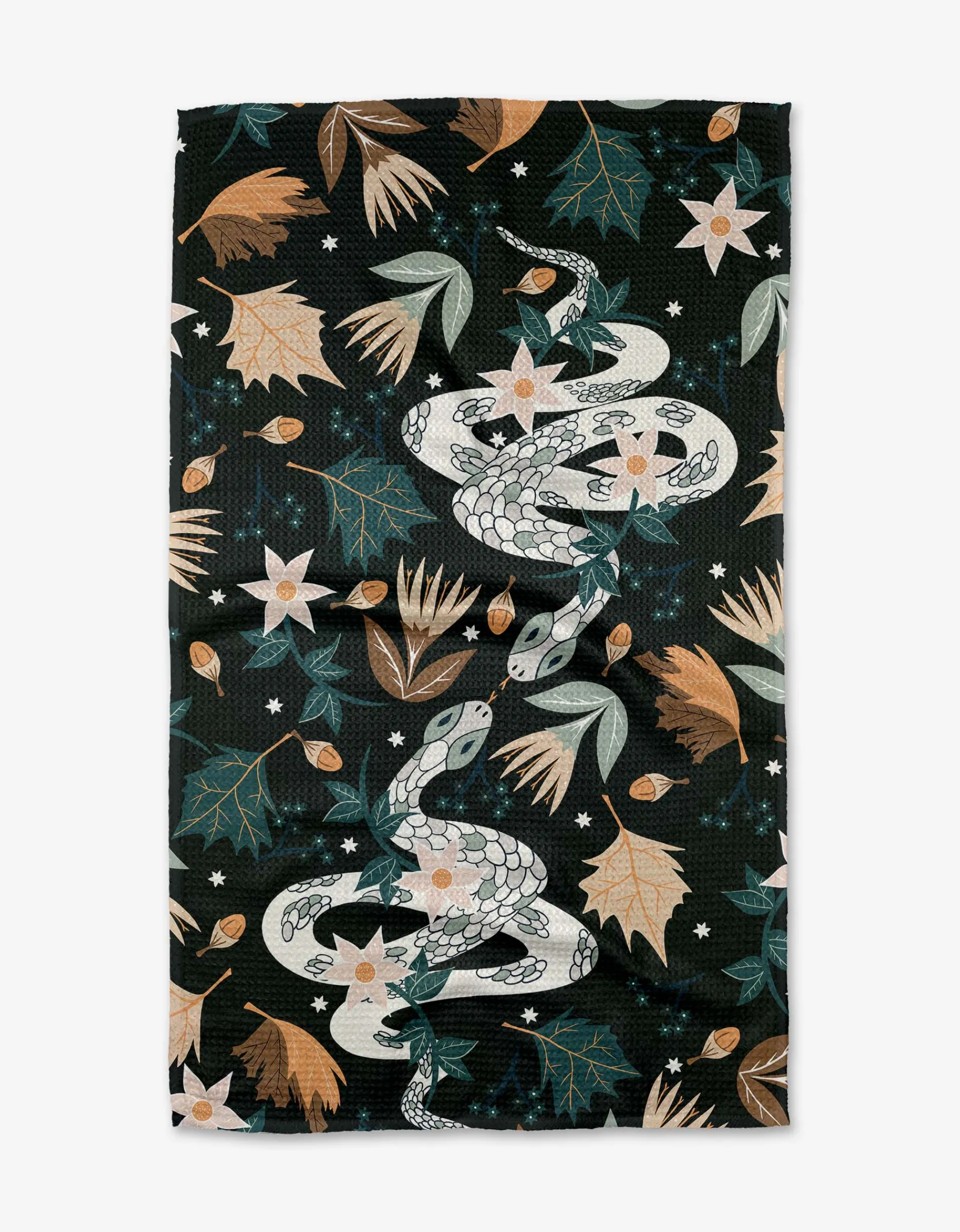 GEOMETRY Autumn Snakes Tea Towel