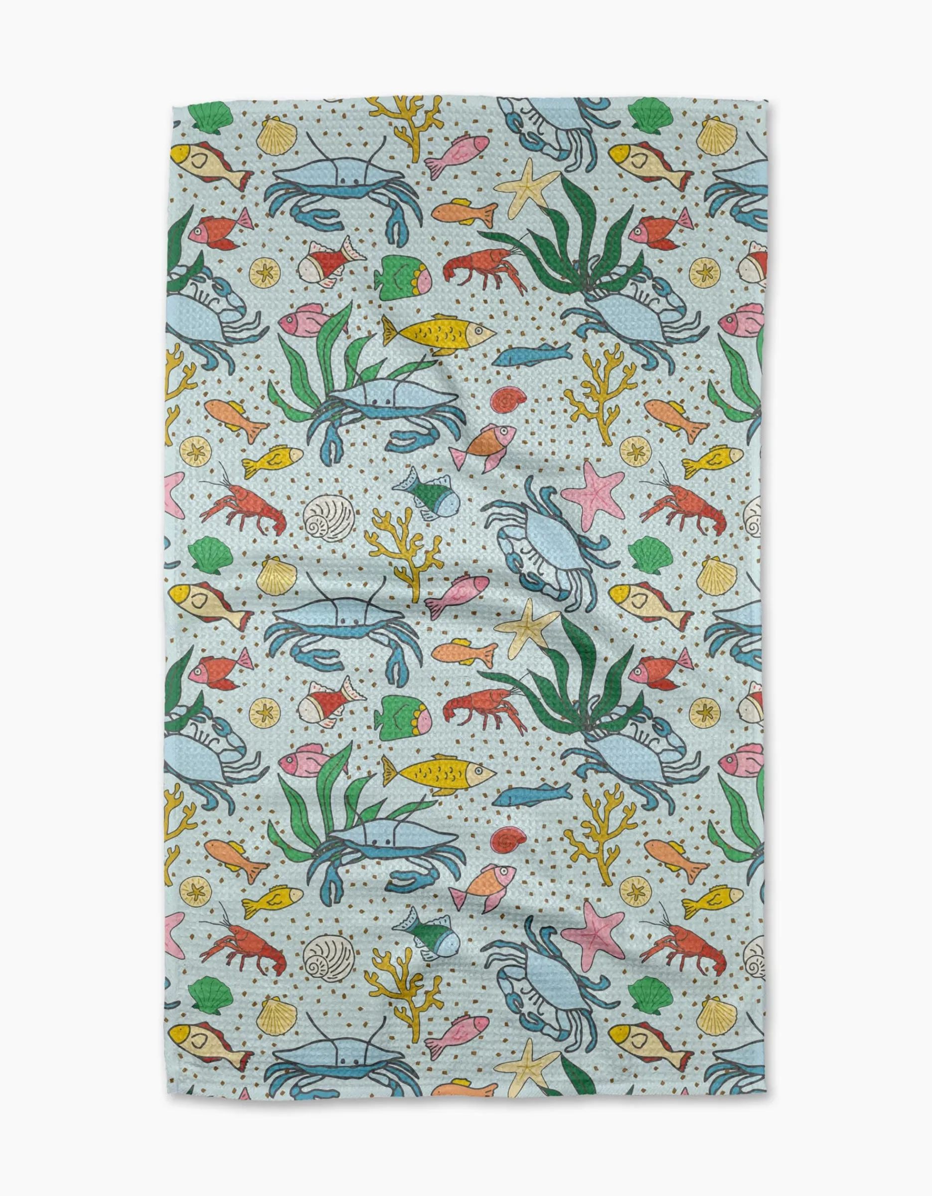 GEOMETRY Beneath the Waves Tea Towel