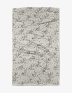 GEOMETRY Berry and Louie Tea Towel