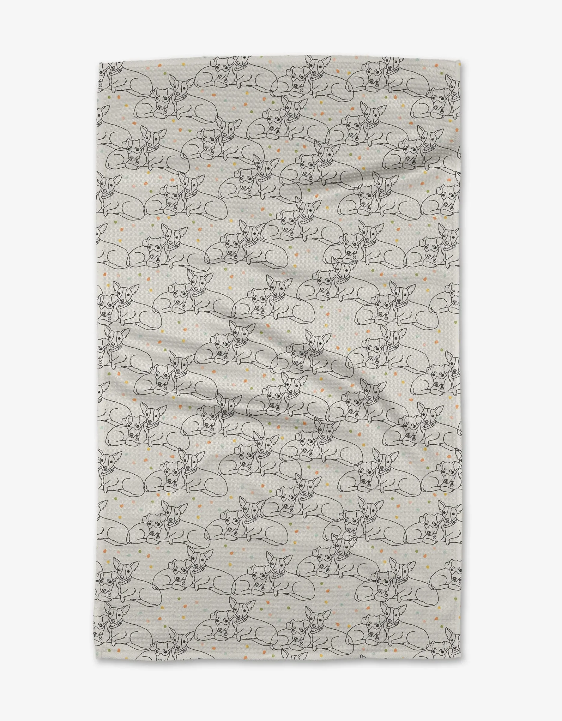 GEOMETRY Berry and Louie Tea Towel