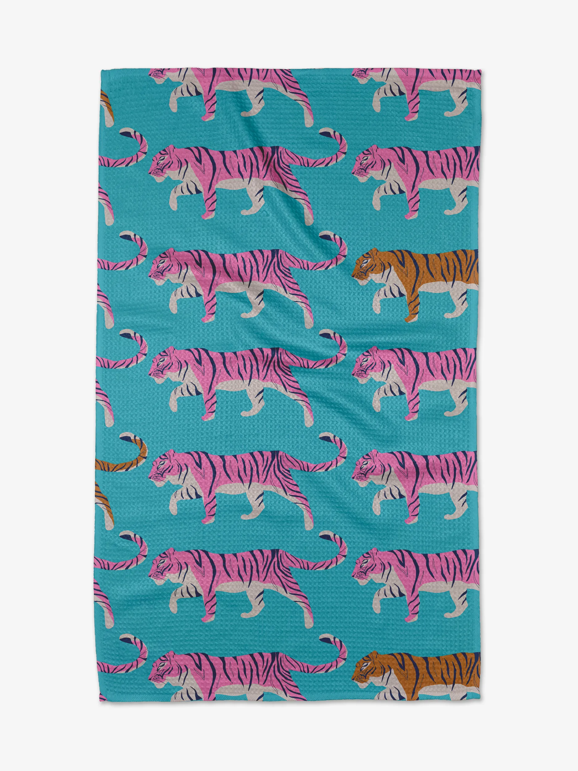 GEOMETRY Big Cats Tea Towel