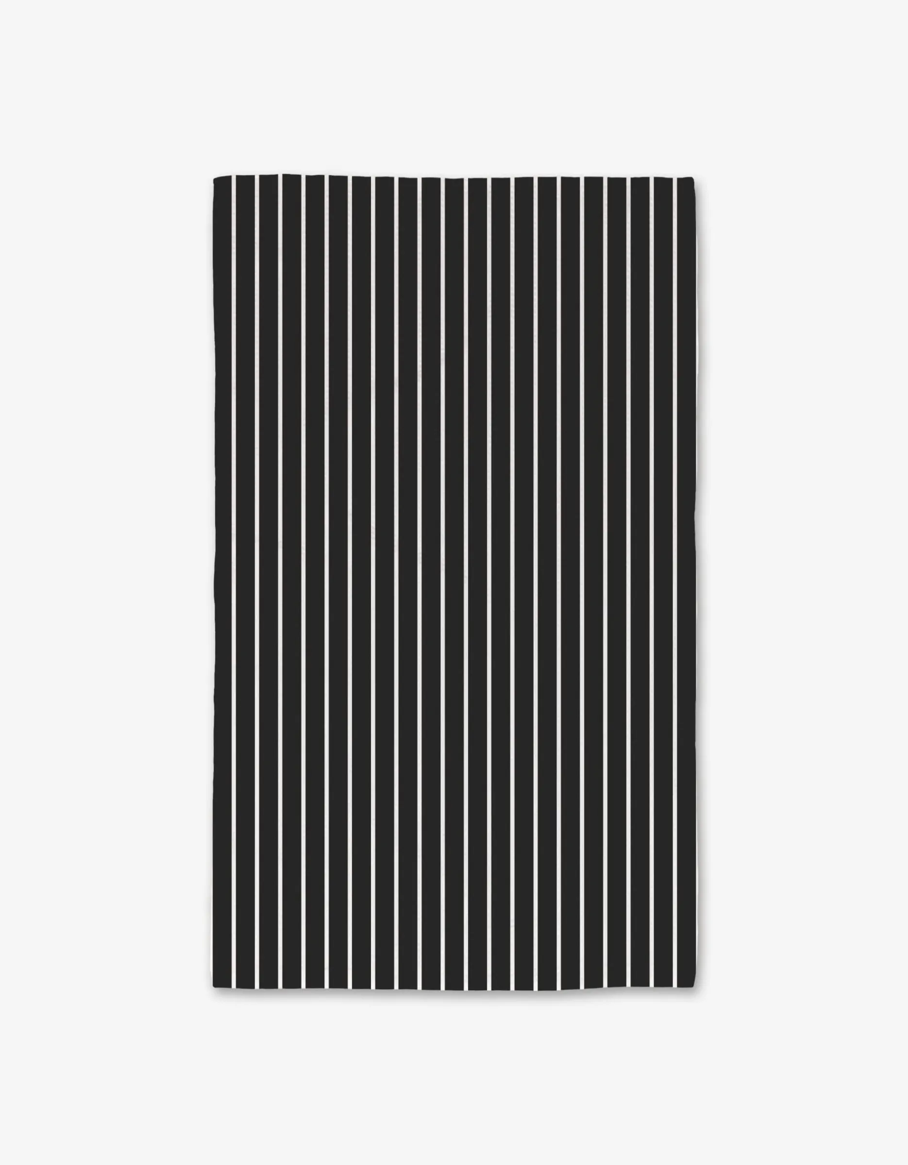 GEOMETRY Black Linen Luxe Hand Towel