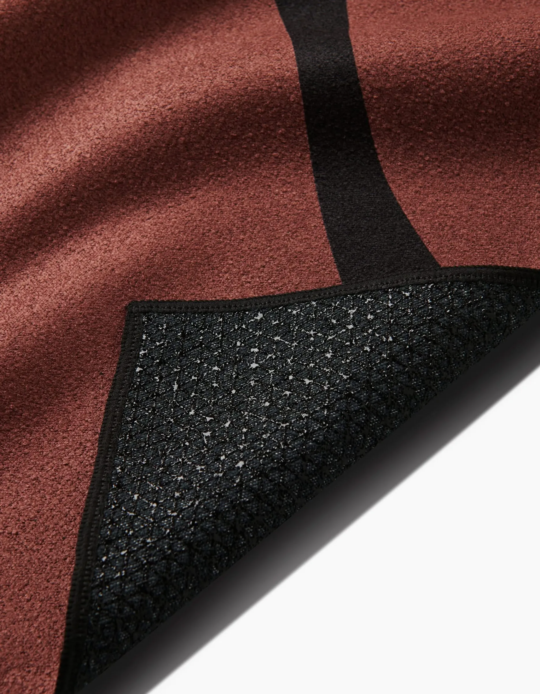 GEOMETRY Black Swirl Yoga Towel