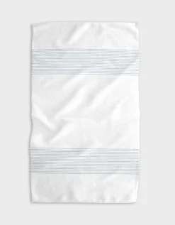 GEOMETRY Blank Space - Light Blue Tea Towel