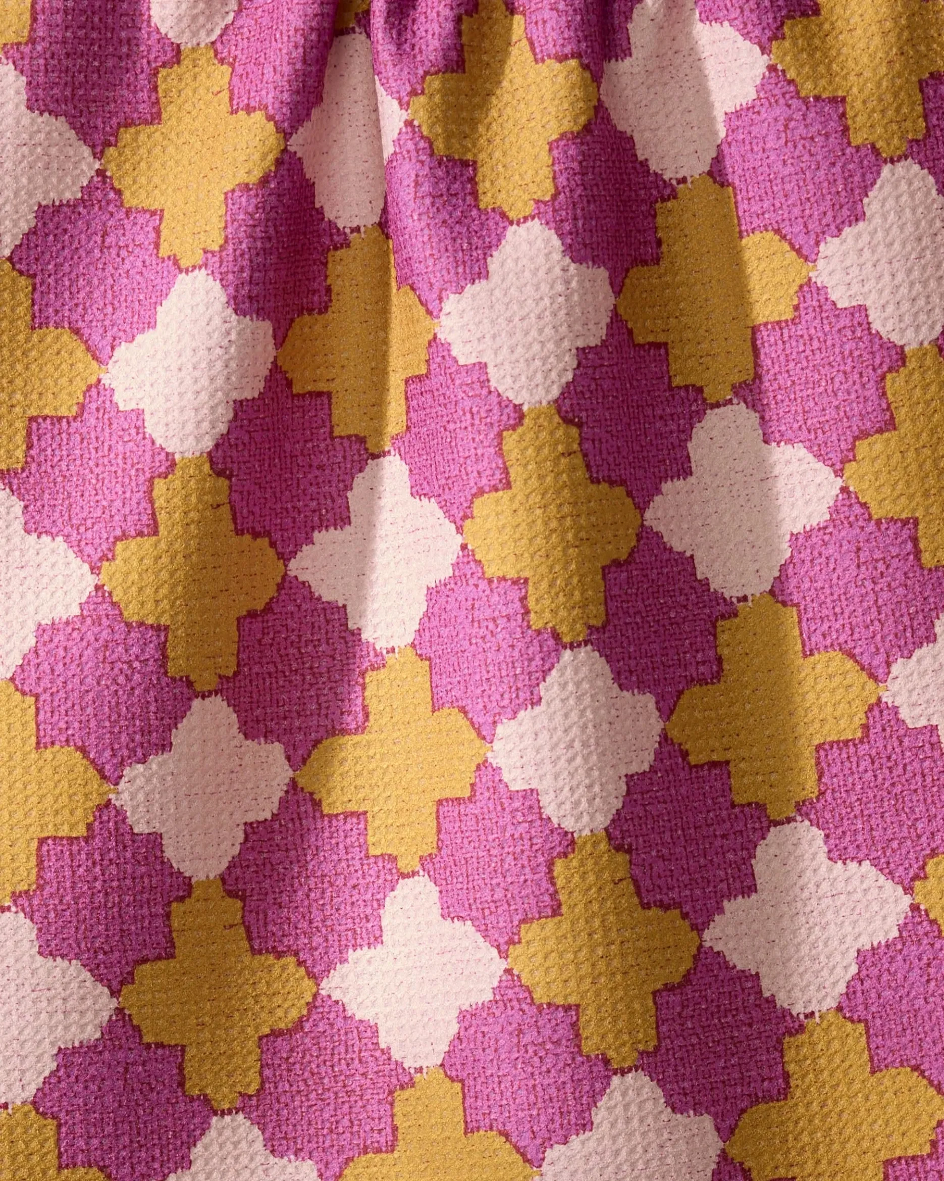 GEOMETRY Bloomgrid Tea Towel