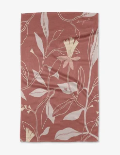 GEOMETRY Blooms Tea Towel