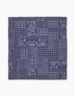 GEOMETRY Blossoming Bandanna Blue Beach Blanket