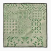 GEOMETRY Blossoming Bandanna Green Paw Towel