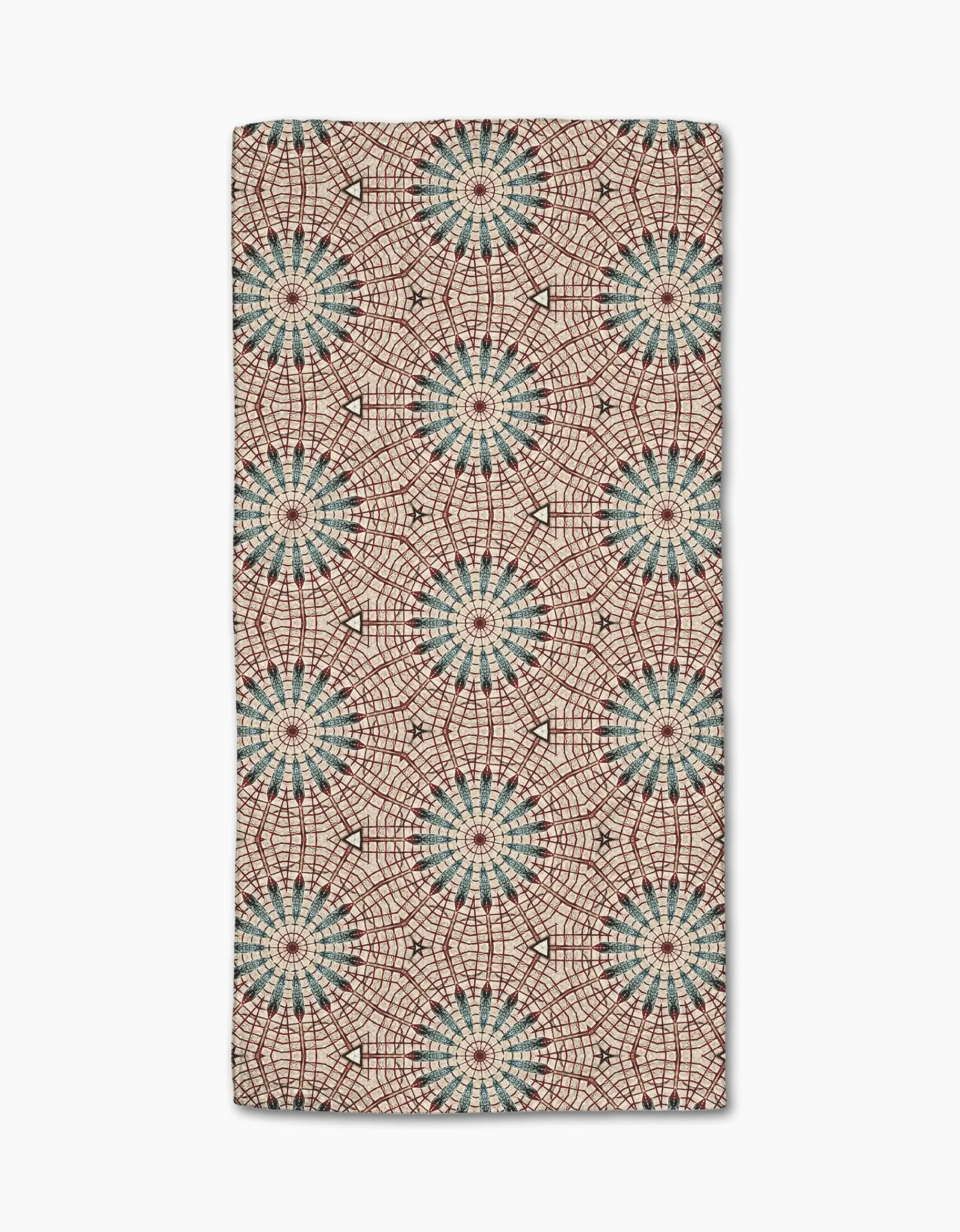 GEOMETRY Blue Aster Foxtrot Bar Towel