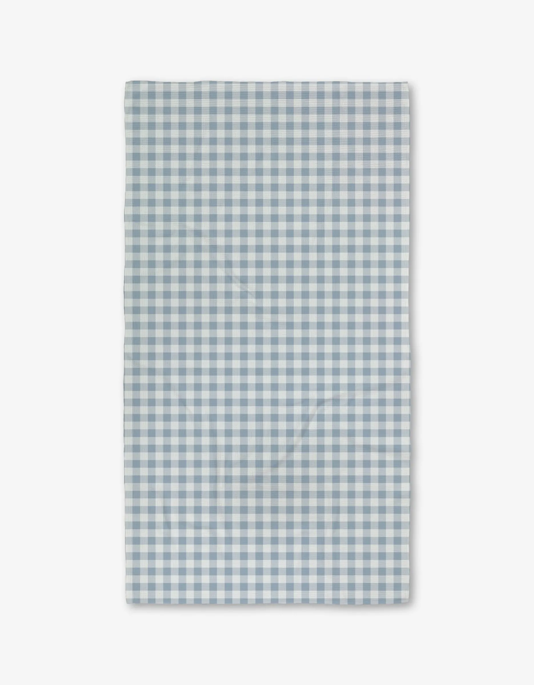 GEOMETRY Blue Gingham Luxe Bath Towel