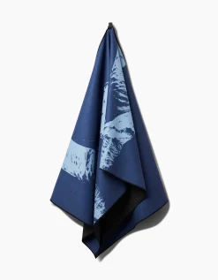 GEOMETRY Blue Moon Yoga Towel