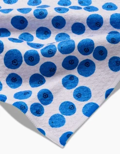 GEOMETRY Bluebs Bar Towel