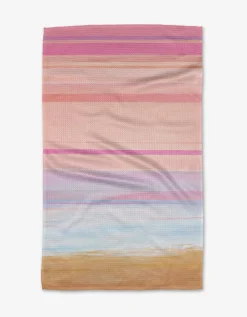 GEOMETRY Blush Tea Towel