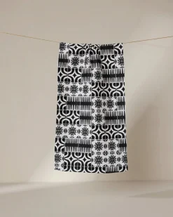 GEOMETRY Bohemian Mosaic Bar Towel