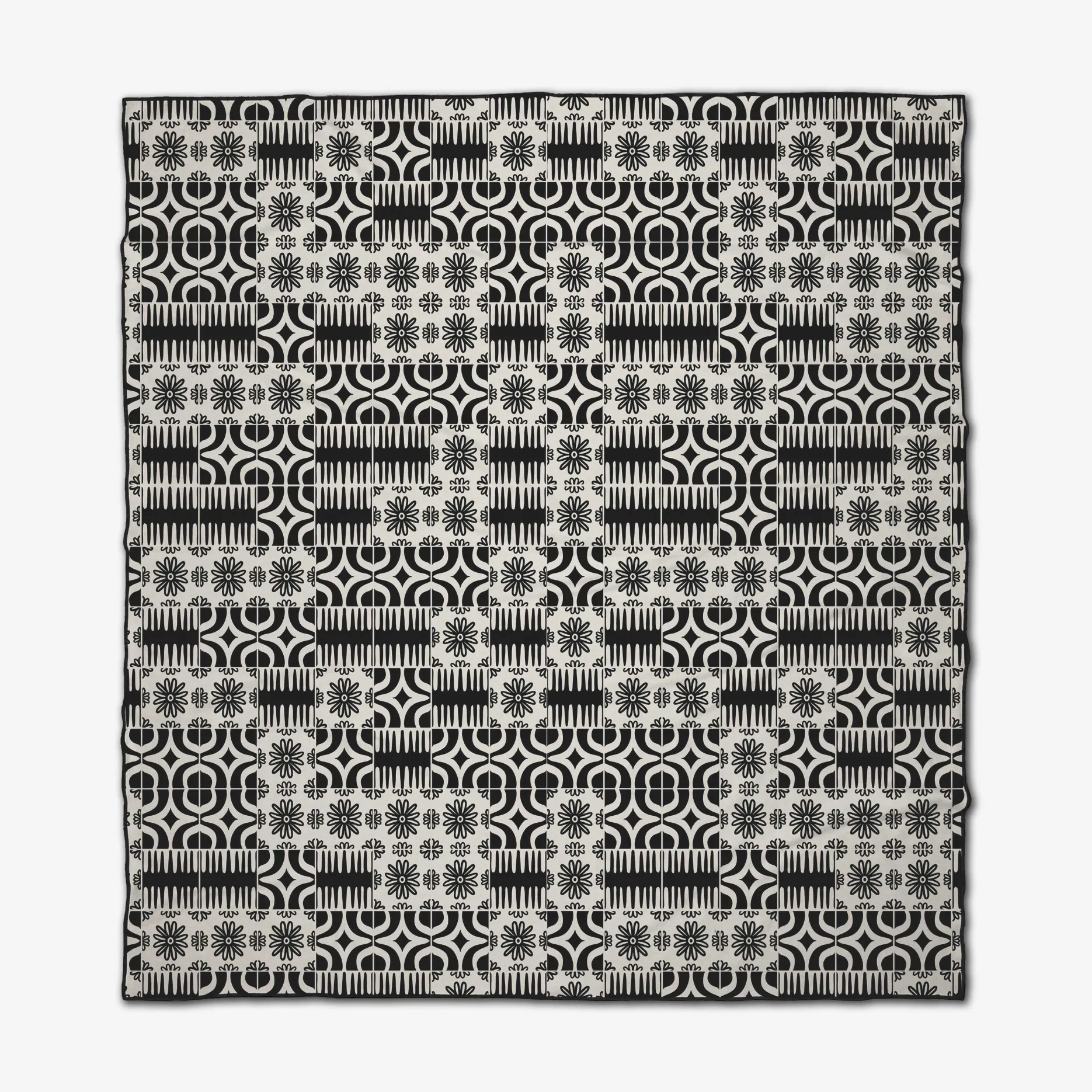GEOMETRY Bohemian Mosaic Beach Blanket
