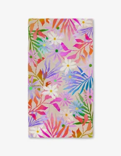 GEOMETRY Bold Blossoms Luxe Bath Towel