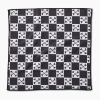 GEOMETRY Boneyard White Checkerboard Paw Towel