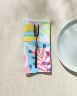 GEOMETRY Botanical Burst Dinner Napkin Set