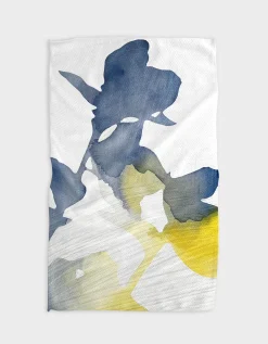 GEOMETRY Botanical Watercolor Dawn Tea Towel