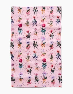 GEOMETRY Bows and Dots Tea Towel