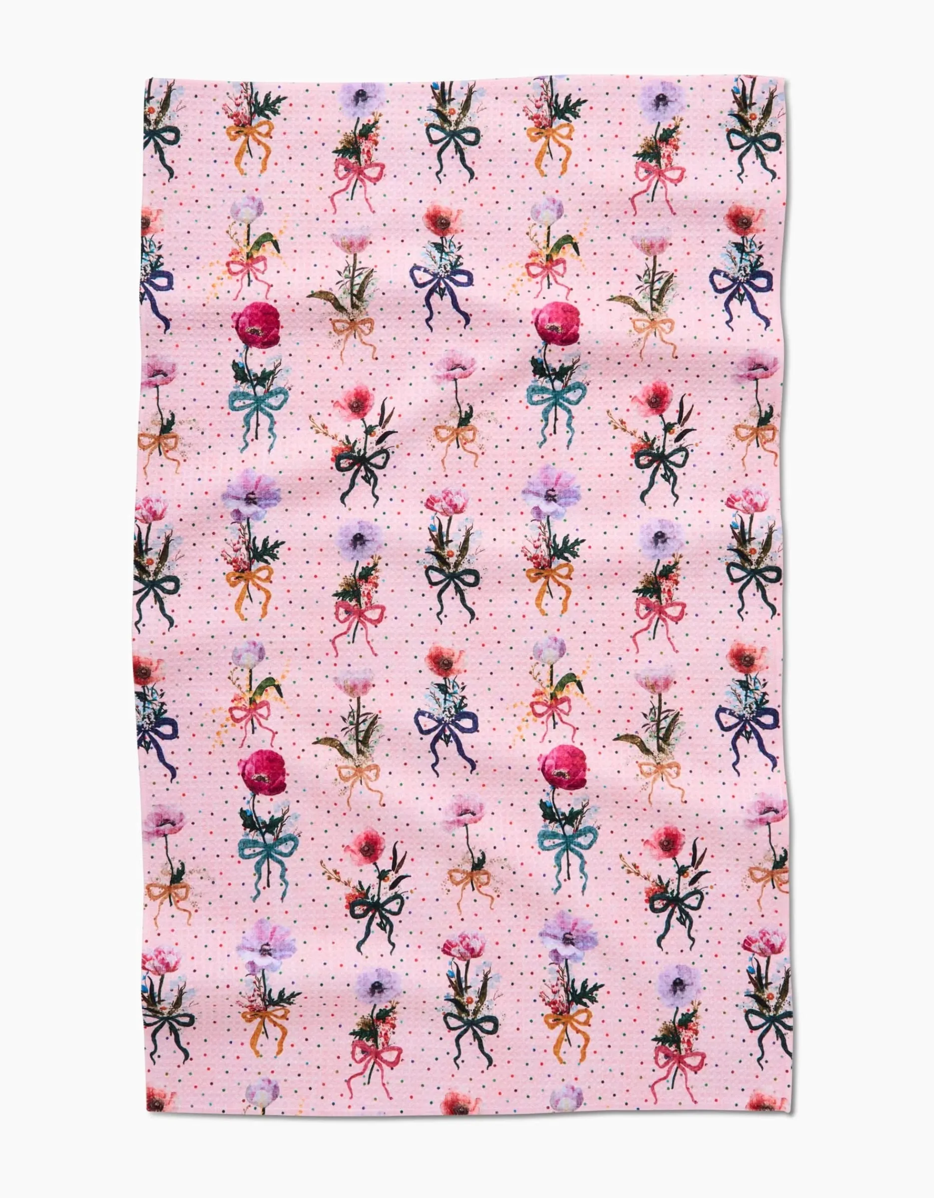 GEOMETRY Bows and Dots Tea Towel