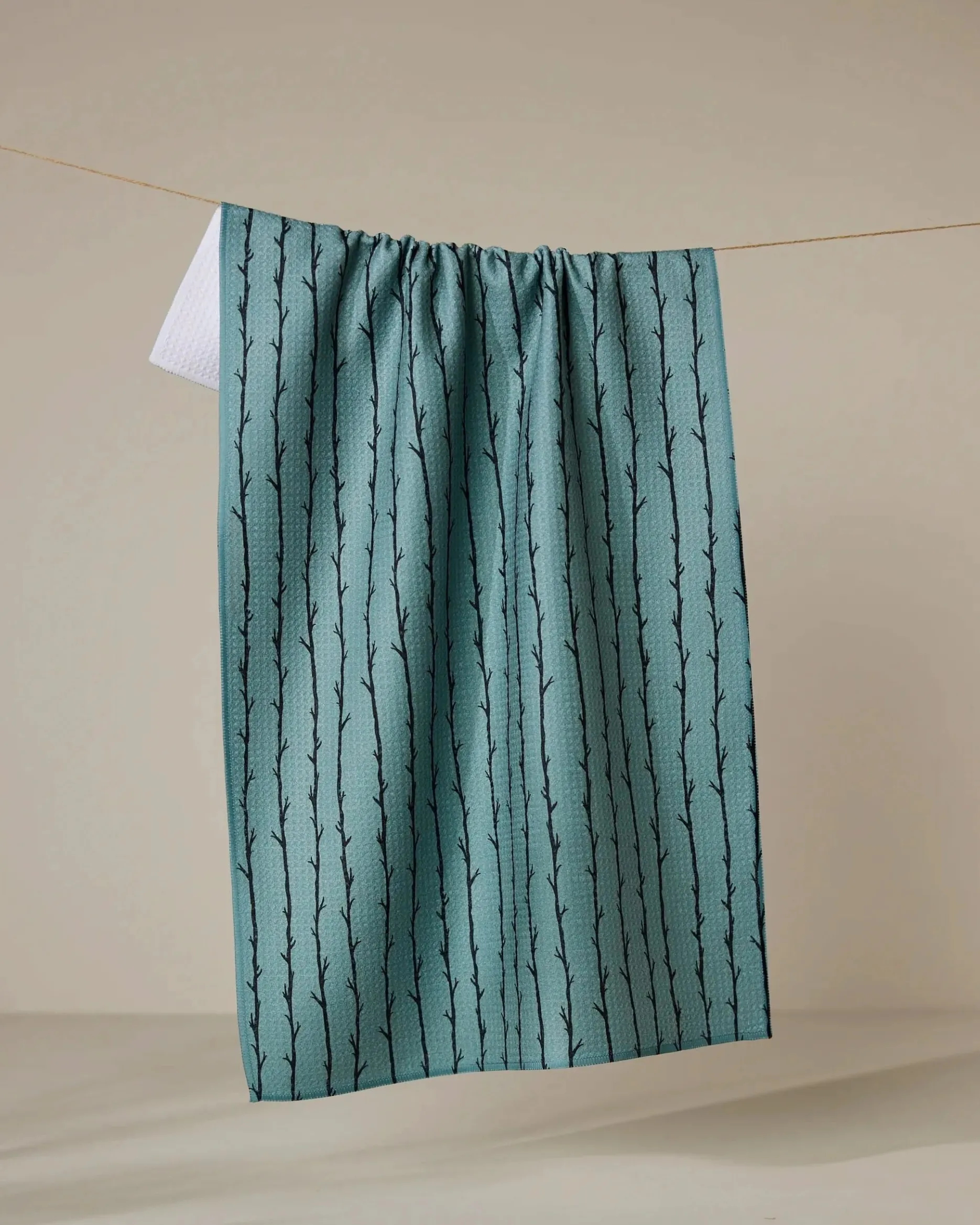 GEOMETRY Branch Stripes Tea Towel