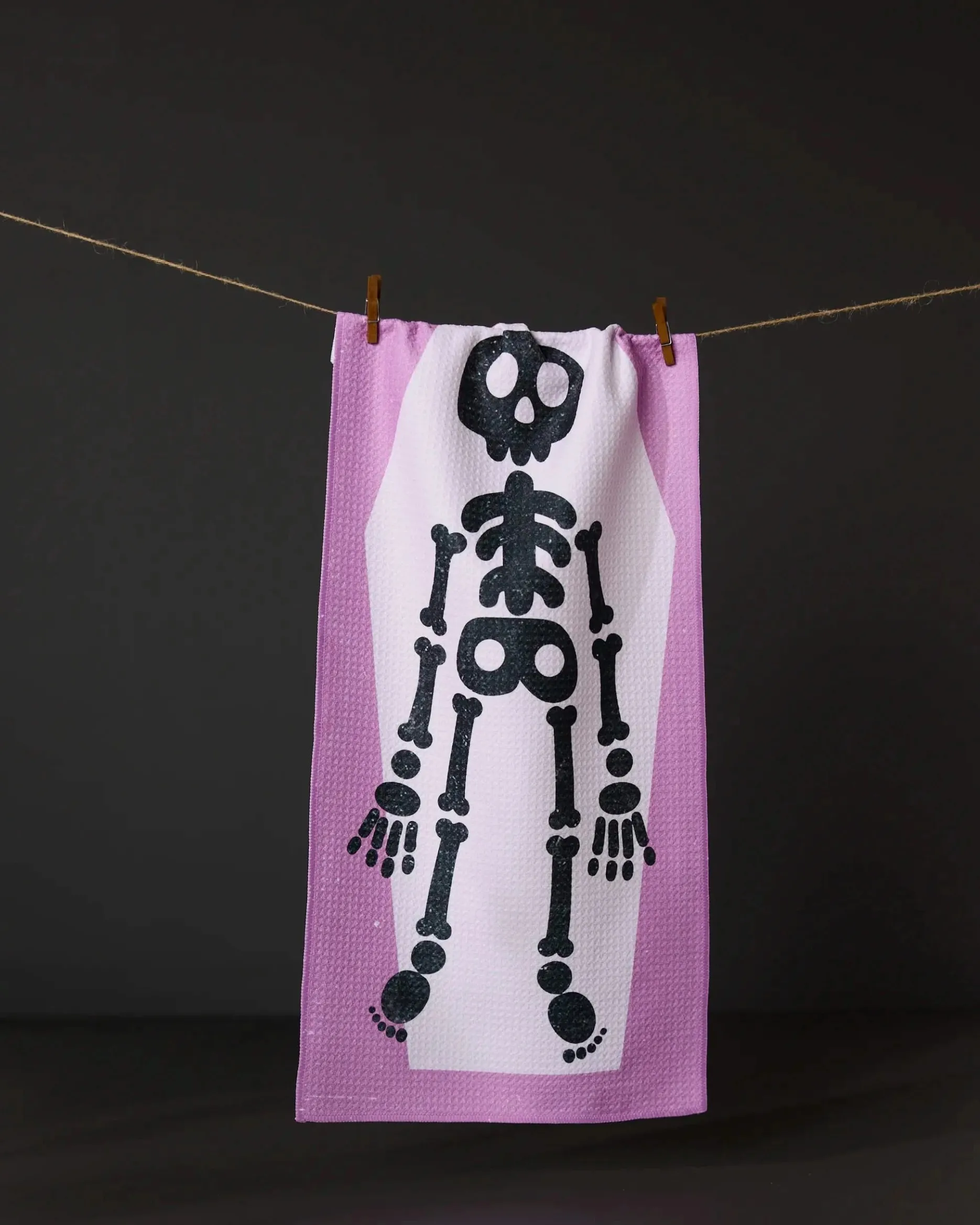 GEOMETRY Bright Bones Bar Towel