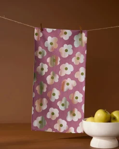 GEOMETRY Brushed Bouquet Bar Towel