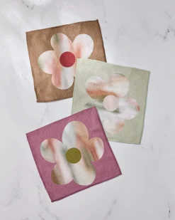 GEOMETRY Brushed Bouquet Dishcloth Set