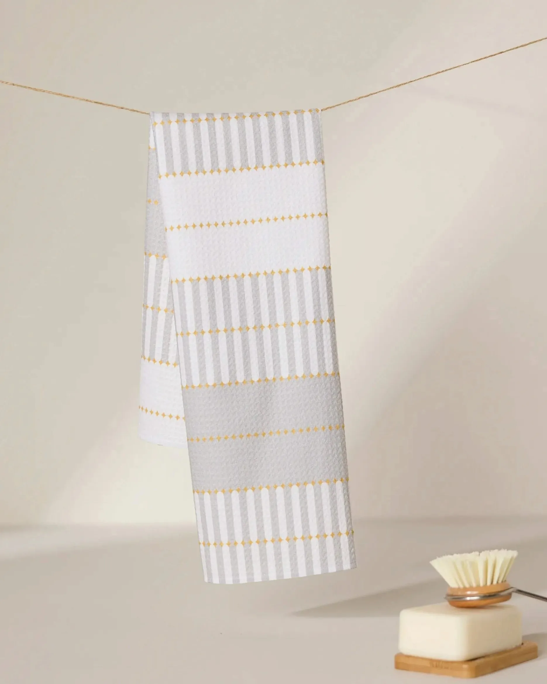 GEOMETRY Bâton D'or Tea Towel