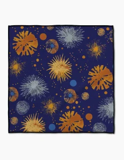 GEOMETRY Bursting Skies Blue Paw Towel