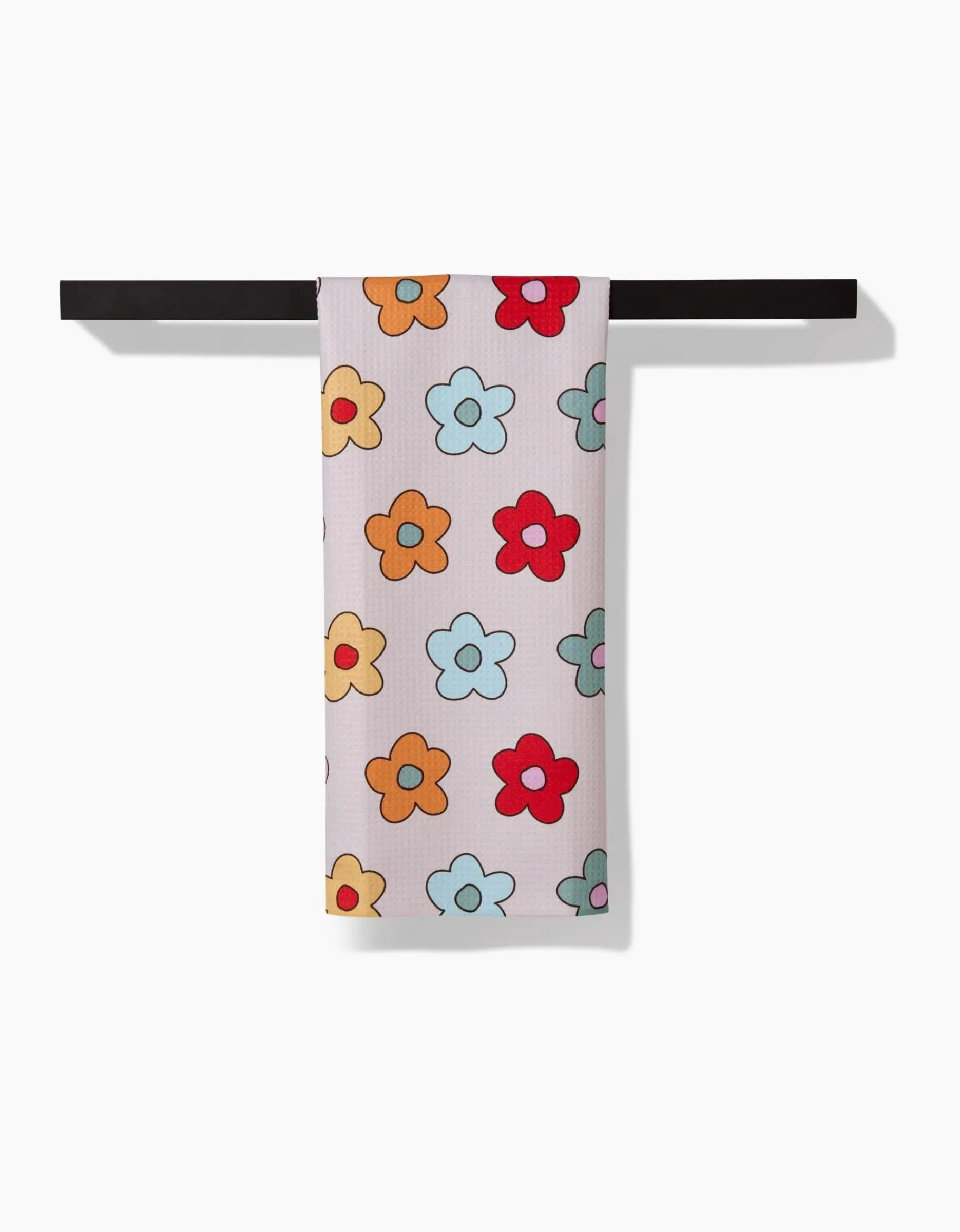 GEOMETRY Buttercream Blossoms Tea Towel