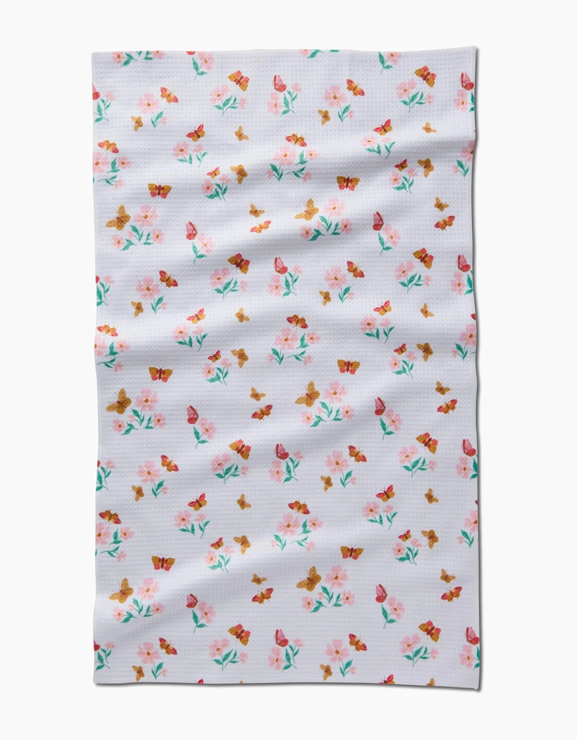 GEOMETRY Butterfly Garden Tea Towel