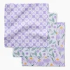 GEOMETRY Button Vines and Daisies Dishcloth Set