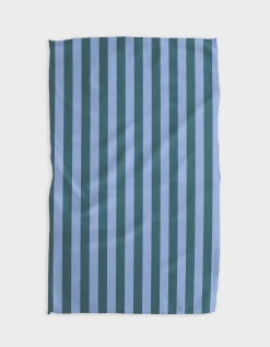 GEOMETRY Cabana Boy - Emerald French Blue Tea Towel